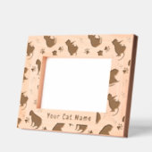 Cat Silhouette Geätzte Rahmen (Links)