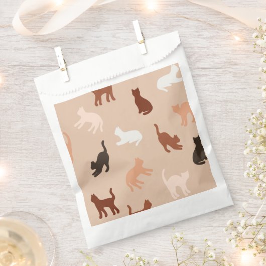 Cat-Silhouette Geschenktütchen (Ausgeschnitten)