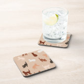 Cat-Silhouette Getränkeuntersetzer (Rechte Seite)