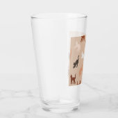 Cat-Silhouette Glas (Rechts)