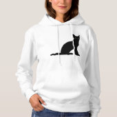 Cat Silhouette Hoodie (Vorderseite)