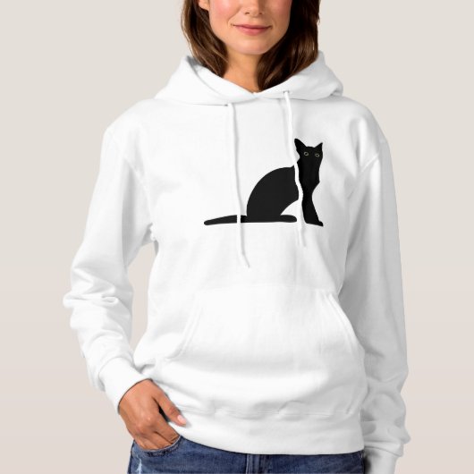 Cat Silhouette Hoodie (Vorderseite)