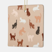 Cat-Silhouette Keramikornament (Links)