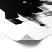 Cat Silhouette Kleine Poster (Ecke)