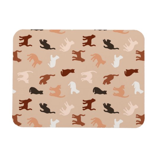 Cat-Silhouette Magnet (Horizontal)