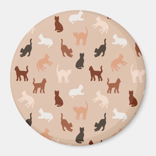 Cat-Silhouette Magnet (Vorne)