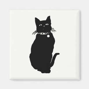 Cat Silhouette Magnet