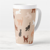 Cat-Silhouette Milchtasse (Rechte Ecke)
