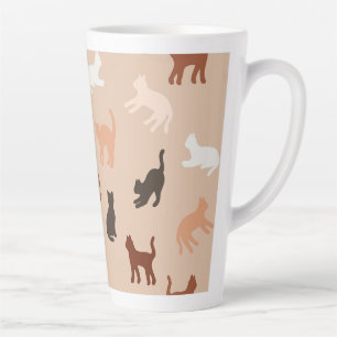 Cat-Silhouette Milchtasse