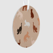 Cat-Silhouette Ornament (Vorderseite)