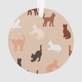 Cat-Silhouette Ornament (Rückseite)