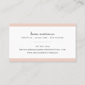 Cat Silhouette Petsitter Visitenkarte (Rückseite)