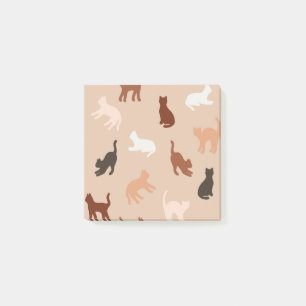 Cat-Silhouette Post-it Klebezettel