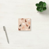 Cat-Silhouette Post-it Klebezettel (Büro)