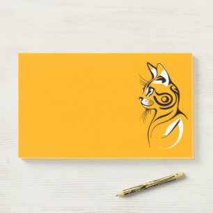 Cat-Silhouette Post-it Klebezettel