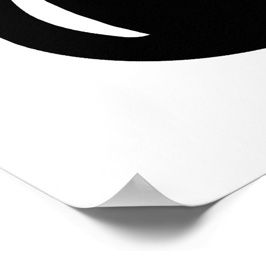 Cat Silhouette Poster (Ecke)