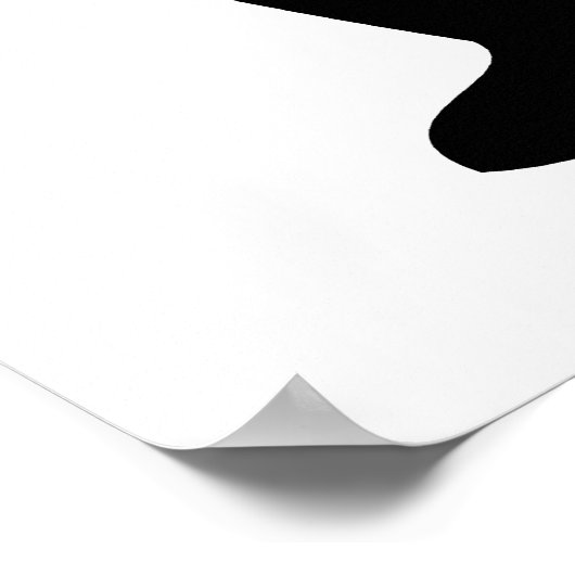 Cat Silhouette Poster (Ecke)