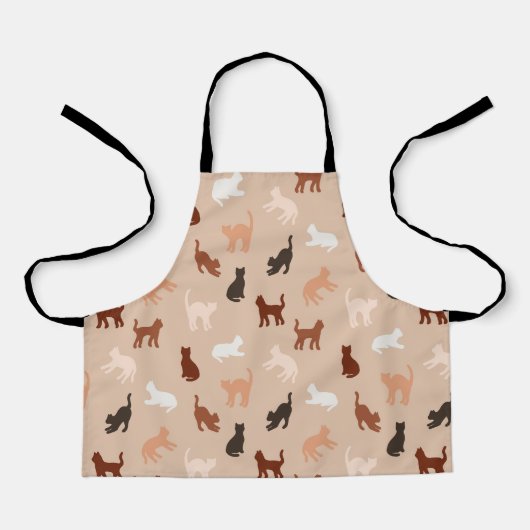 Cat-Silhouette Schürze (Vorderseite)