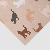 Cat-Silhouette Seidenpapier (Ausschnitt)
