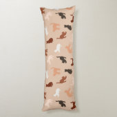 Cat-Silhouette Seitenschläferkissen (Rückseite (Vertikal))