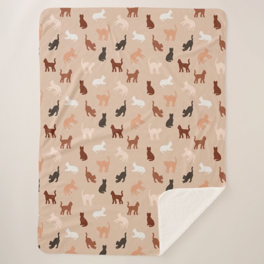 Cat-Silhouette Sherpadecke (Vorderseite)