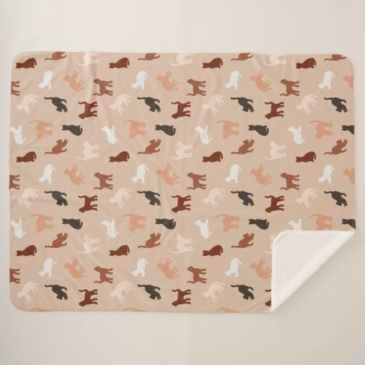 Cat-Silhouette Sherpadecke (Vorderseite (Horizontal))