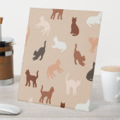 Cat-Silhouette Sockelschild (In Situ)