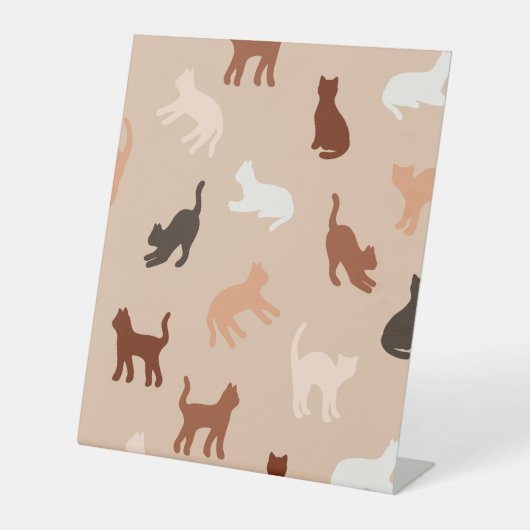 Cat-Silhouette Sockelschild (Vorderseite)