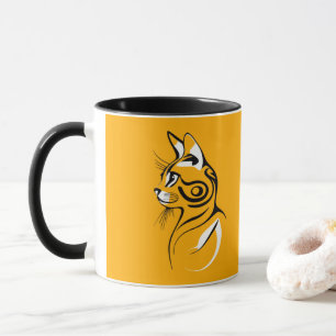 Cat-Silhouette Tasse
