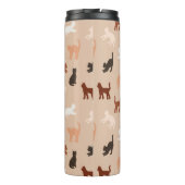 Cat-Silhouette Thermosbecher (Rückseite)