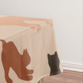 Cat-Silhouette Tischdecke (Beispiel)
