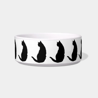 Cat-Silhouetten Napf