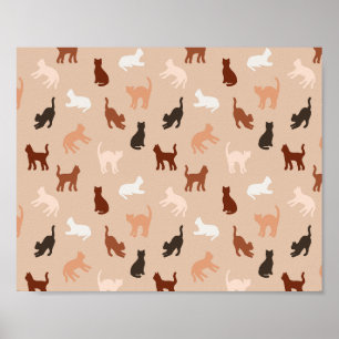 Cat silhouettePoster Poster