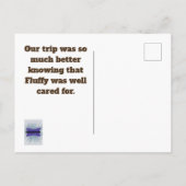 Cat Sitter Wertschätzung Mosaic Kitten Vielen Dank Postkarte (Rückseite)