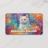 Cat Sitting Services Visitenkarte (Vorderseite)