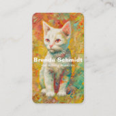 Cat Sitting Services Visitenkarte (Vorderseite)