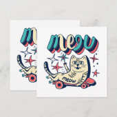 Cat Skaten Meow (Vorne/Hinten)