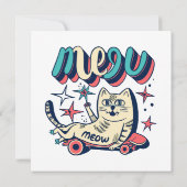 Cat Skaten Meow (Rückseite)