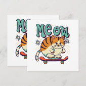 Cat Skaten Meow (Vorne/Hinten)