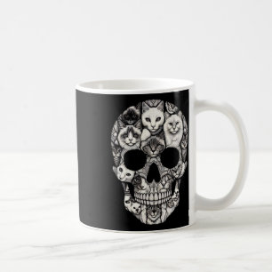 Cat Skeleton Halloween Kostümkatze Schädelkatze Kaffeetasse