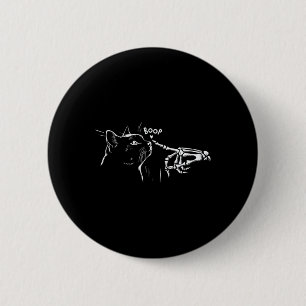 Cat Skeleton Hand Boop Halloween Mädchen Frauen K Button