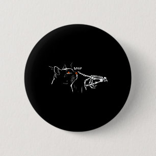 Cat Skeleton Hand Boop Halloween Mädchen Frauen K Button