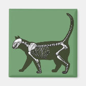 Cat Skeleton Magnet (Vorne)