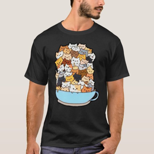 Cat Sketch T - Shirt (Vorderseite)