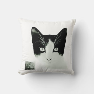 Cat Sketch Throw Kissen