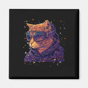 Cat Ski Snowboard Goggles Funny Ski Snowboardin Magnet