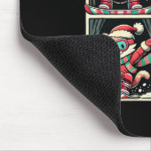 Cat Ski Snowboard Winter Berg Xmas Trip Pho Mousepad (Ecke)