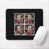 Cat Ski Snowboard Winter Berg Xmas Trip Pho Mousepad (Mit Mouse)