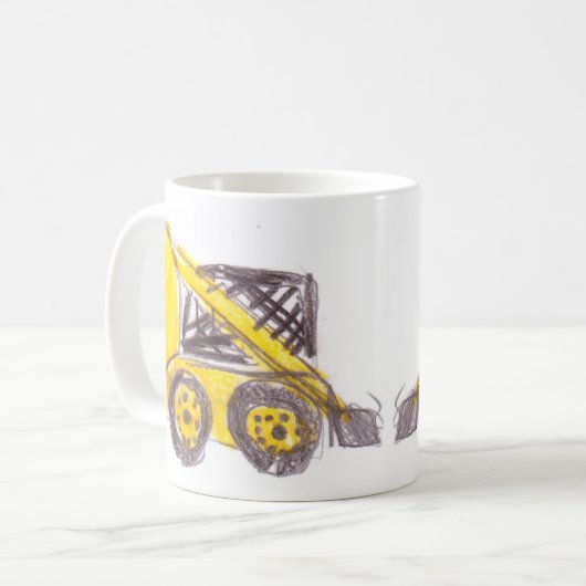 Cat Skid Steer Loader Kaffeetasse (Vorderseite Links)