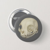 Cat Skull Button (Vorne & Hinten)